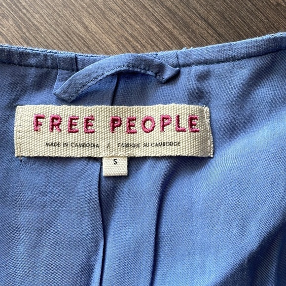 Free People Millie Linen Vest- SM - Picture 6 of 8